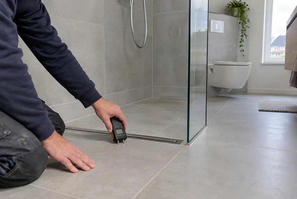Lekdetectie Blaricum – badkamer in een nieuwbouwwoning